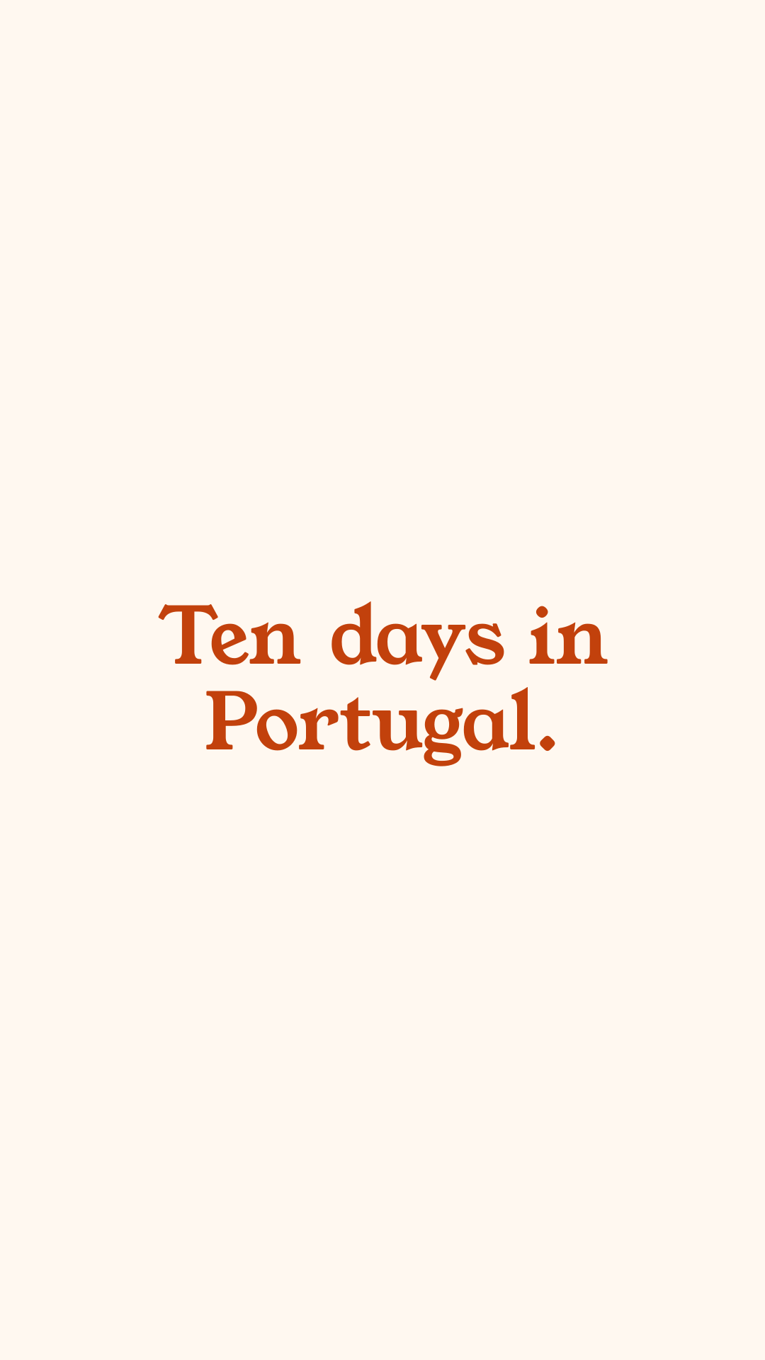 Travel log scrollgram preview